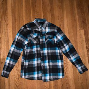 Fleece lined flannel